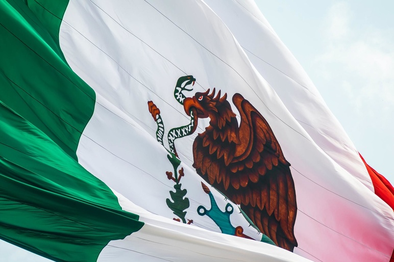 México bandera